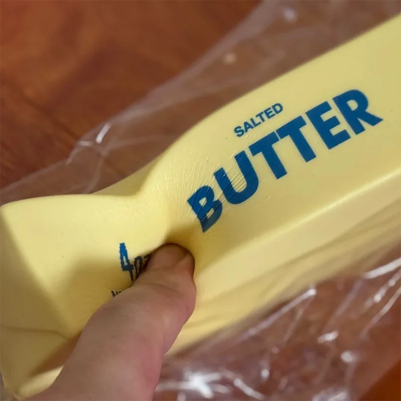 Brinquedo Anti-stress Squishy Queijo Butter Stick Fidget Toy