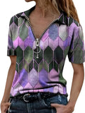 Camisa polo feminina versátil para todas as estações
