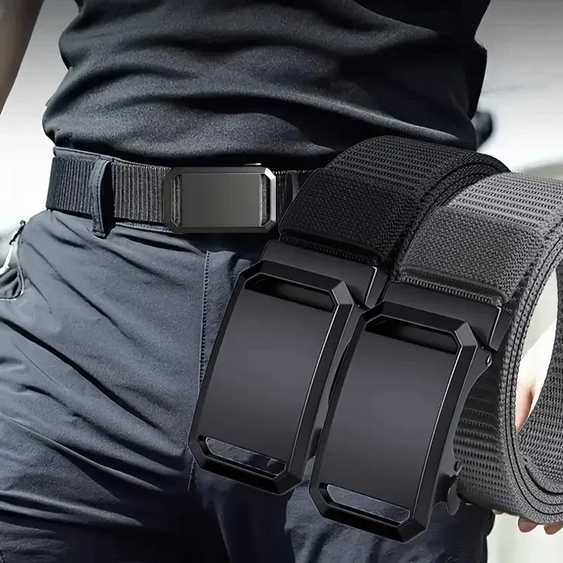 Cinto Tático Masculino 2026 – Fivela Automática e Lona de Alta Resistência